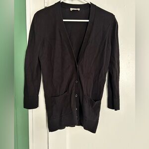 LOFT Black Women's Cardigan Sweater